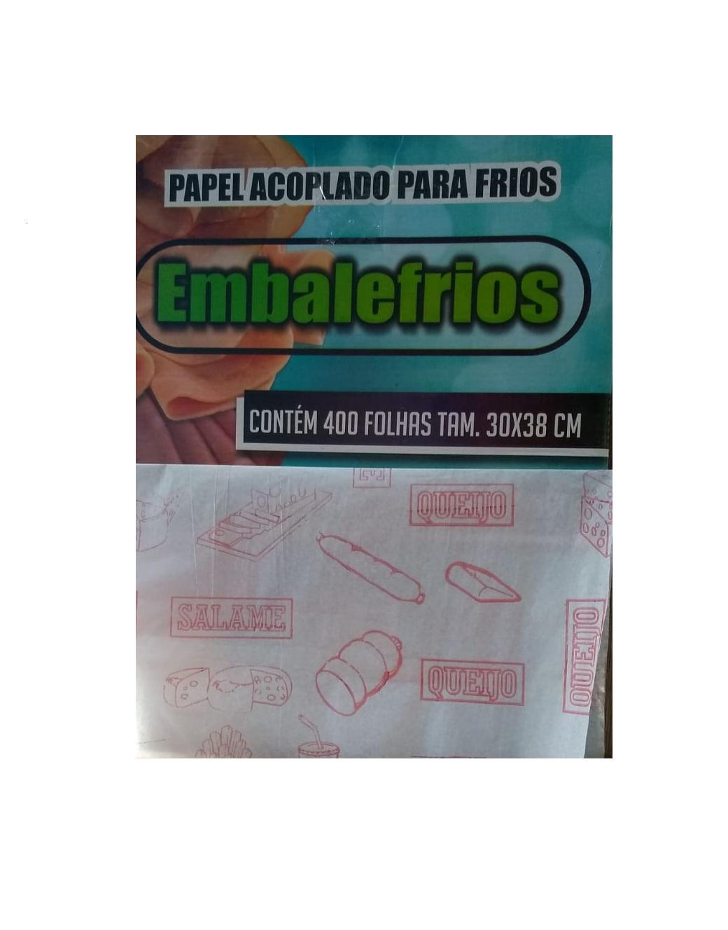 Papel Acoplado Impresso para Frios 30x38cm (400 folhas) - Inobag