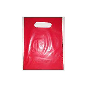 Sacola Plástica Boca de Palhaço 30x40 Vermelha (50 unidades) - CVS