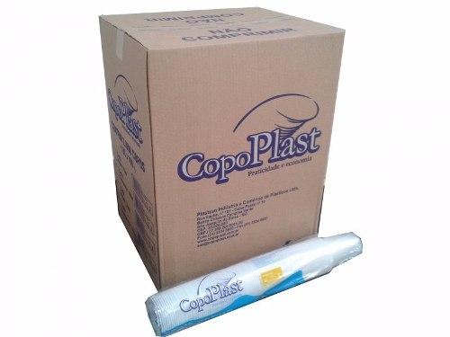 Copo Descartável PS 200ml Transparente (100 unidades) - Copoplast