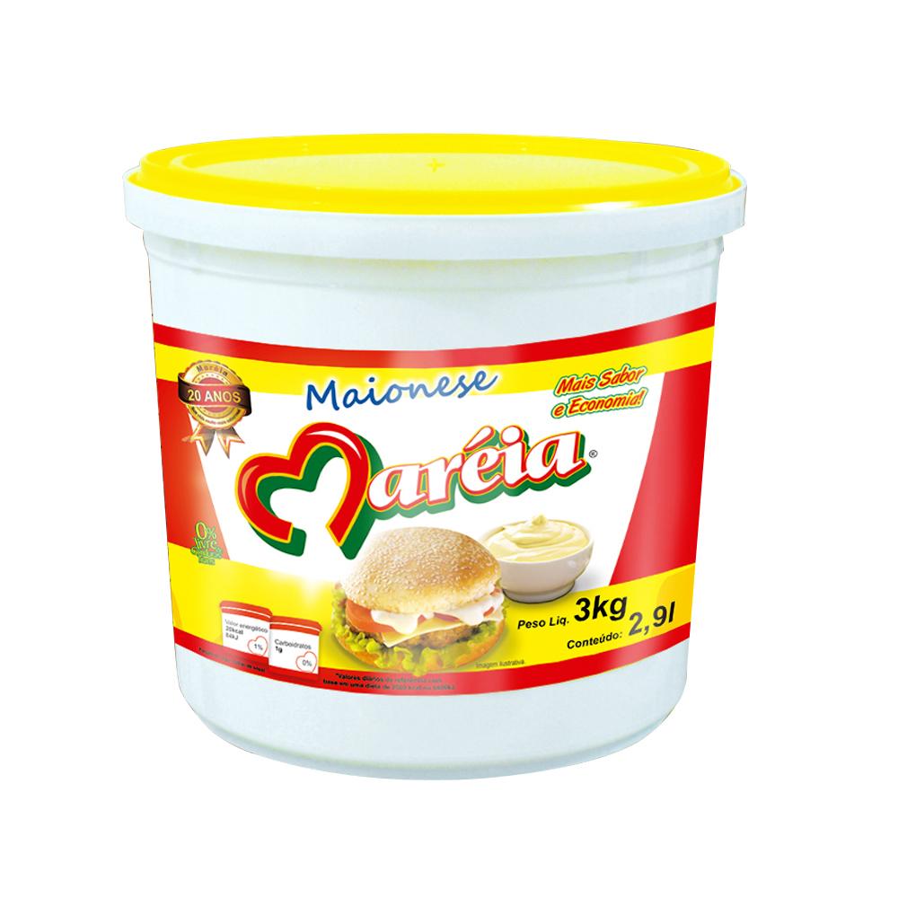 Maionese Balde (3kg) - Mareia