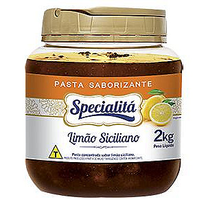 Pasta Saborizante Concentrada Limão Siciliano (2kg) - Selecta Specialitá