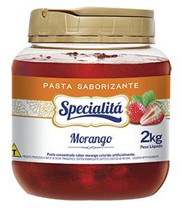 Pasta Saborizante Concentrada Morango (2kg) - Selecta Specialitá