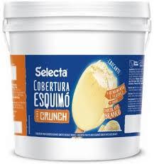 Cobertura Esquimó Crunch Chocolate Branco (4kg) - Selecta