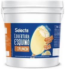 Cobertura Esquimó Crunch Chocolate Branco (12kg) - Selecta