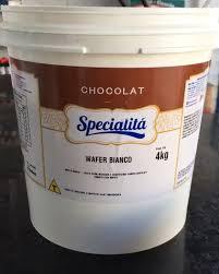 Pasta Chocolat Waffer Branco (4kg) - Selecta Specialitá