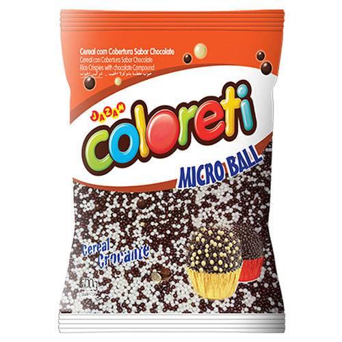 Pastilhas Confeitadas Microball Ao Leite e Branco Coloreti (500g) - Jazam