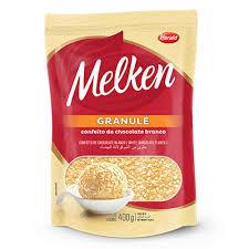 Granulé de Chocolate Branco Melken (400g) - Harald