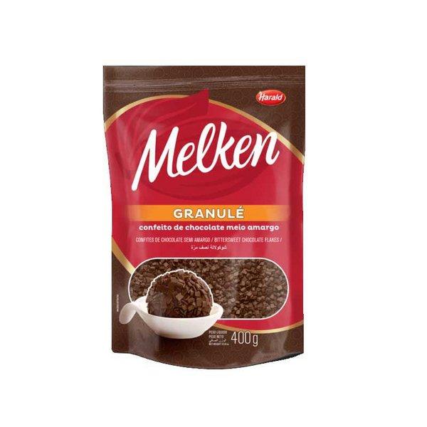 Granulé de Chocolate Meio Amargo Melken (400g) - Harald