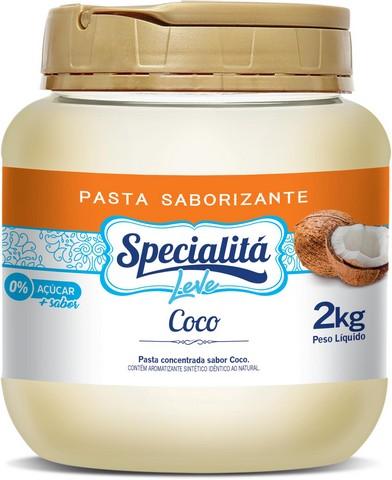 Pasta Saborizante Concentrada Zero Açucar Coco (2kg) - Selecta Specialitá