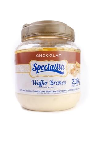 Pasta Chocolate Waffer Branco (2,02kg) - Selecta Specialitá