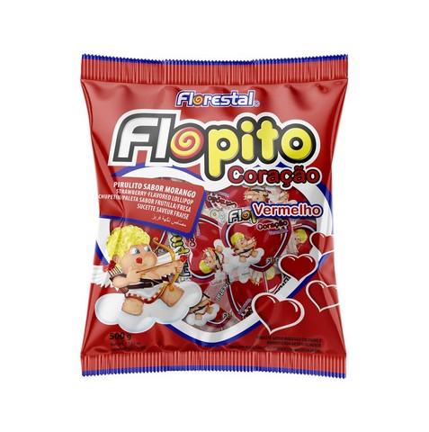 Pirulito Coração Vermelho (500g) - Florestal