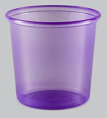 Pote Plástico P-08 500ml Lilás com 50 unidades - Copaza