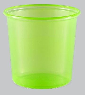Pote Plástico P-08 500ml Verde com 50 unidades - Copaza