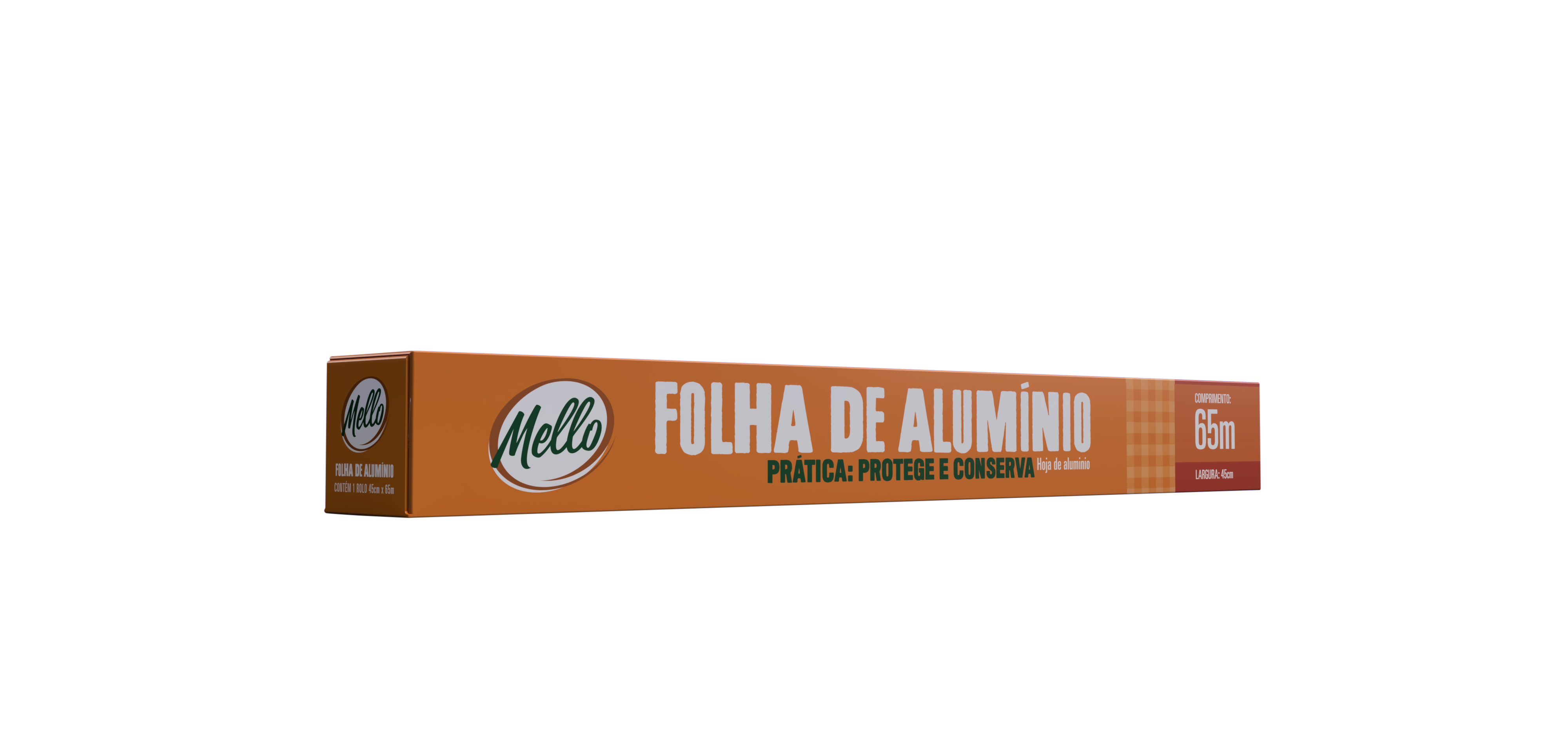 Folha de Alumínio 45x65mts - Mello