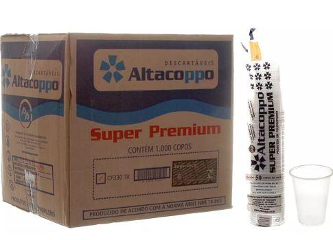 Copo Descartável PP EcoCoppo 330ml Transparente (50 unidades) - Altacoppo