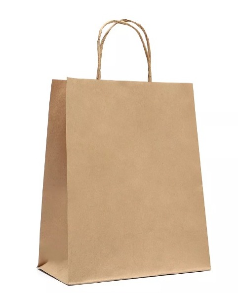 Sacola de Papel Kraft Natural Tamanho GG 101x52x80 (50 unidades) - Cipapel