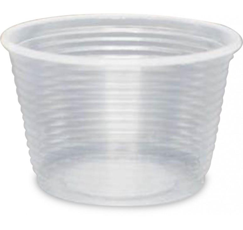 Pote Plástico Transparente 100ml (25 pacotes) - Minasplast