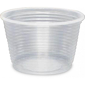 Pote Plástico Transparente 100ml (25 pacotes) - Minasplast