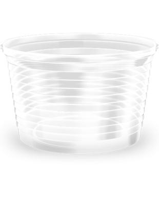 Pote Plástico Transparente 300ml (20 pacotes) - Minasplast