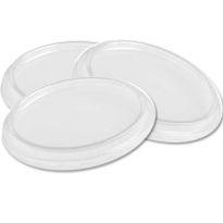 Tampa Transparente para Pote de 100ml (25 pacotes) - Minasplast