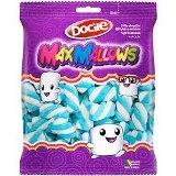 Marshmallow MaxMallows Twist Azul e Branco (250g) - Docile