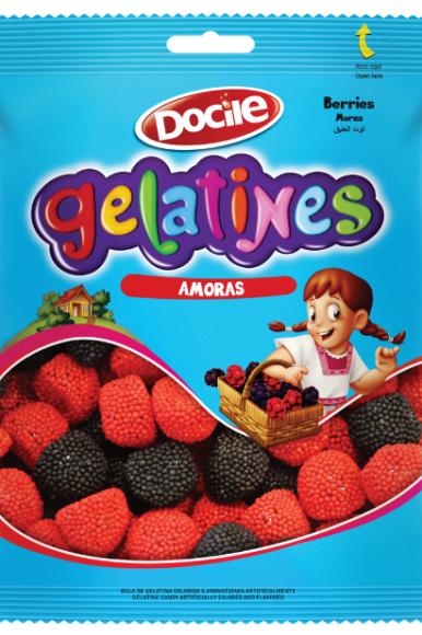 Bala de Gelatina Gelatines Amora (1kg) - Docile