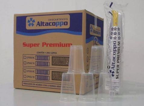 Copo Descartável PP EcoCoppo 550ml Transparente (50 unidades) - Altacoppo