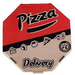Caixa de Pizza 40cm Acoplada com 25 Unidades - Del Pepeis